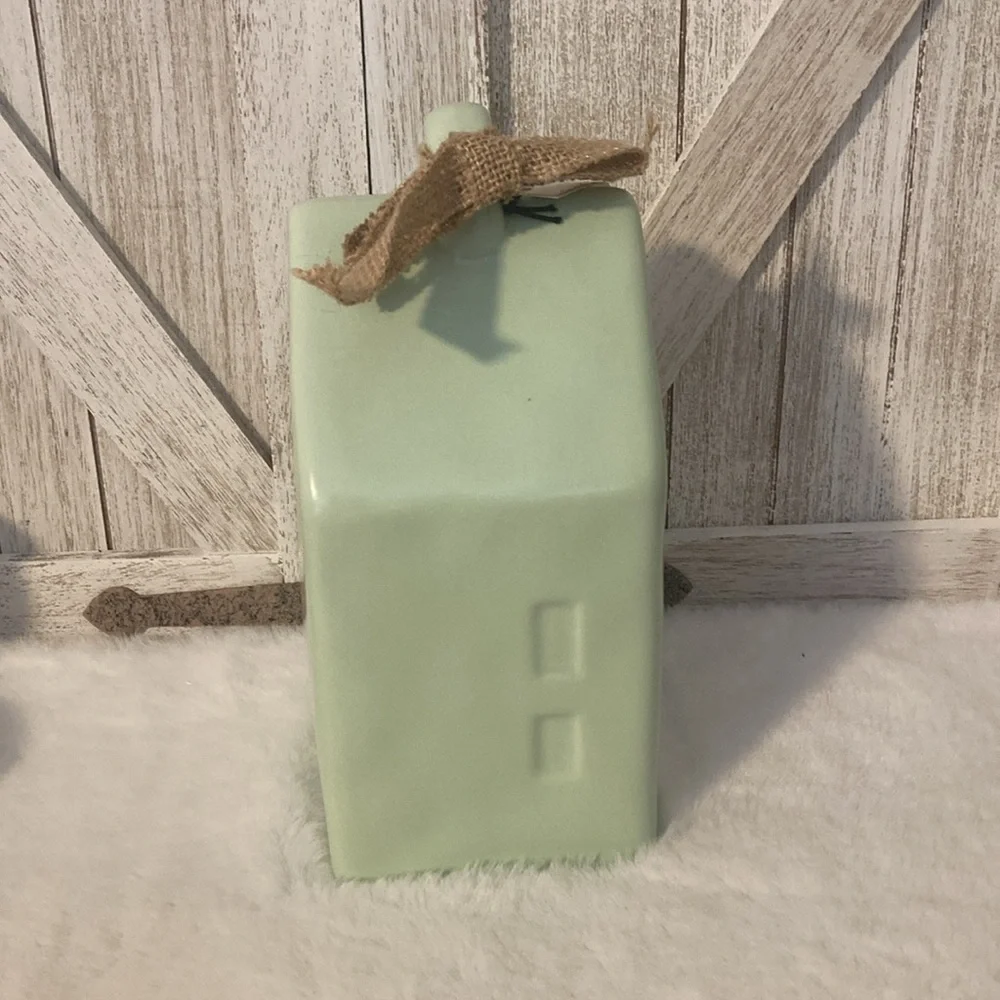 Rae Dunn Blessed Birdhouse in Mint Green